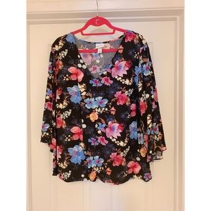Ava & Viv Floral Blouse